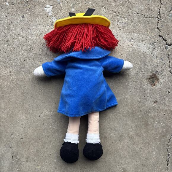 Madame Alexander Plush Madeline 18" Doll 2006 with Coat Adorable School Girl - Picture 4 of 6